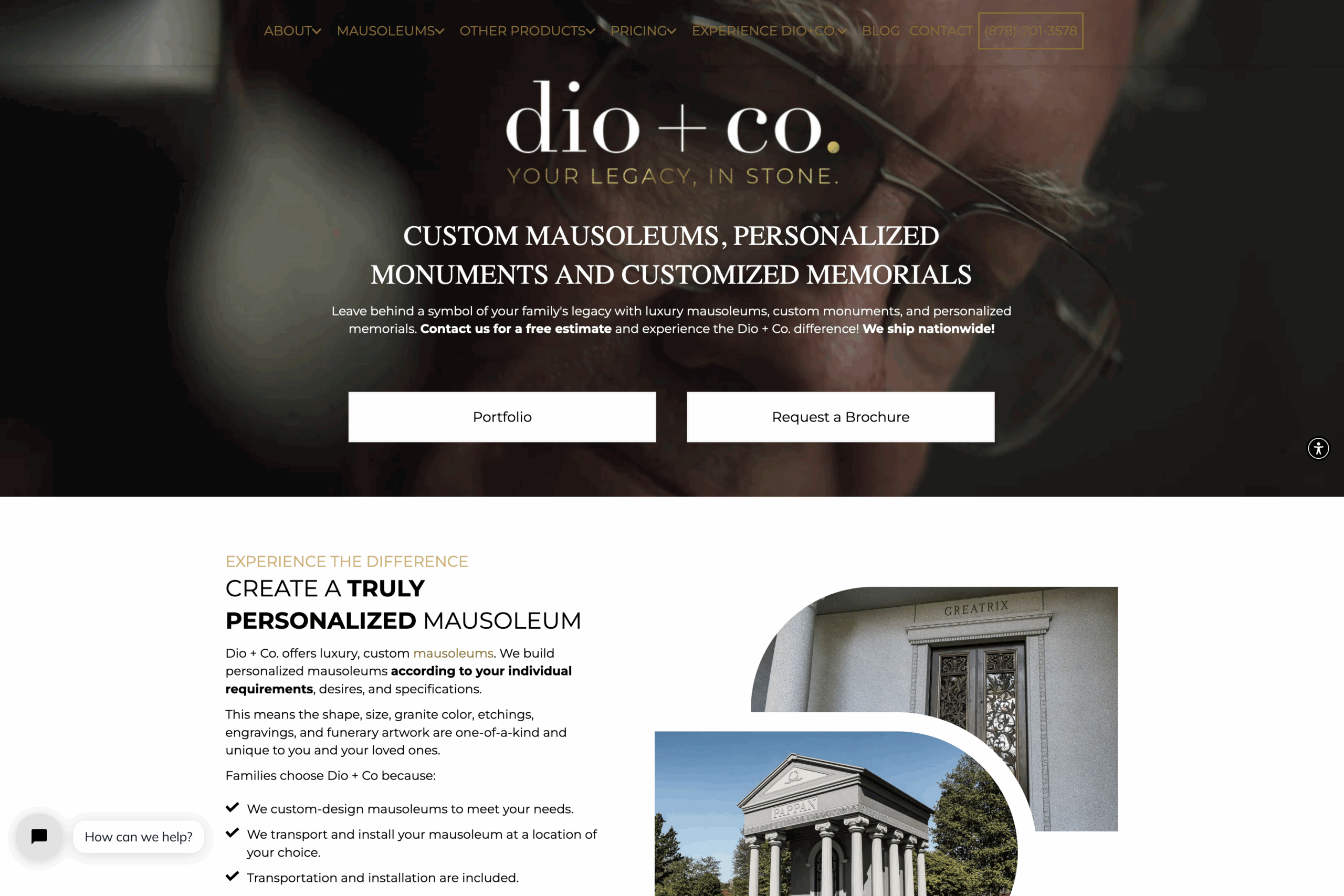 Dio-+-Co.-Website-Design_iPhone_16_Mockup